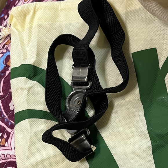 Unique Vintage Black Belt with Silver Accent main image 7